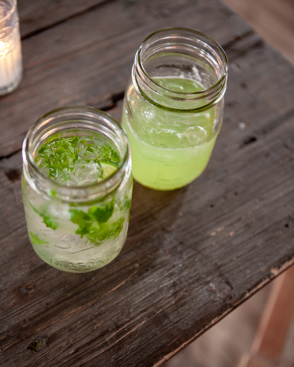 Cocktails prepared for a private party